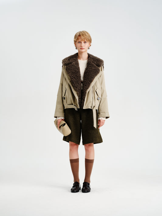 Modular Shearling Down Parka