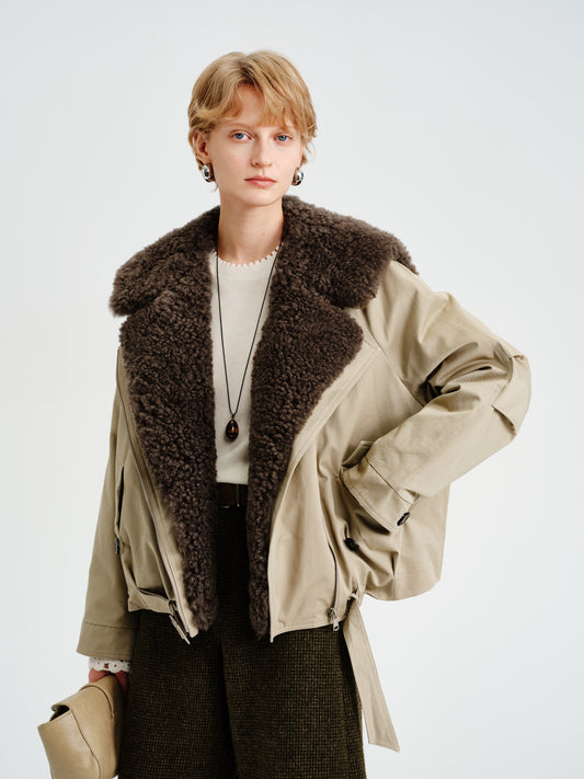 Modular Shearling Down Parka