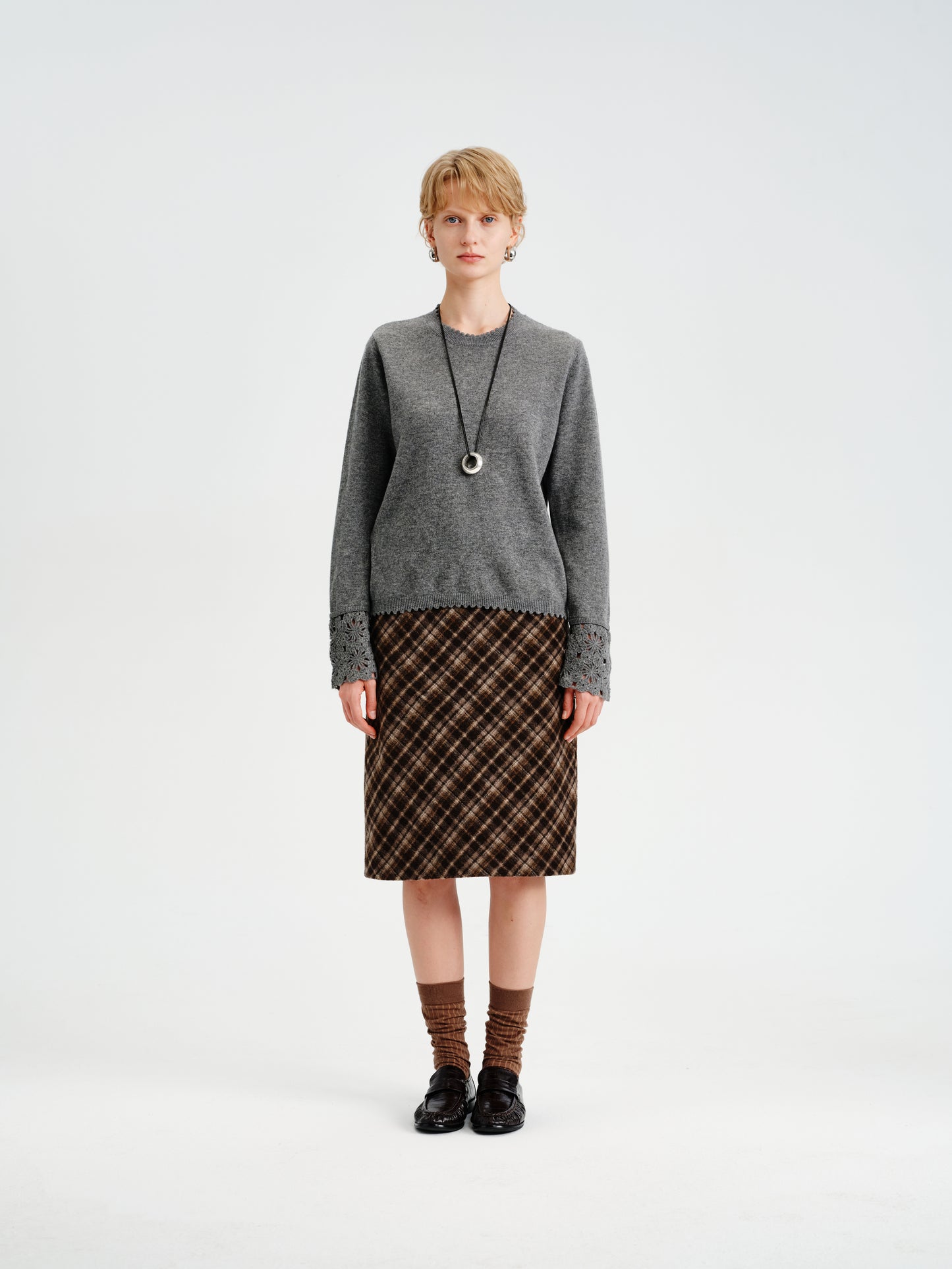 Fleur Edge Wool Crew