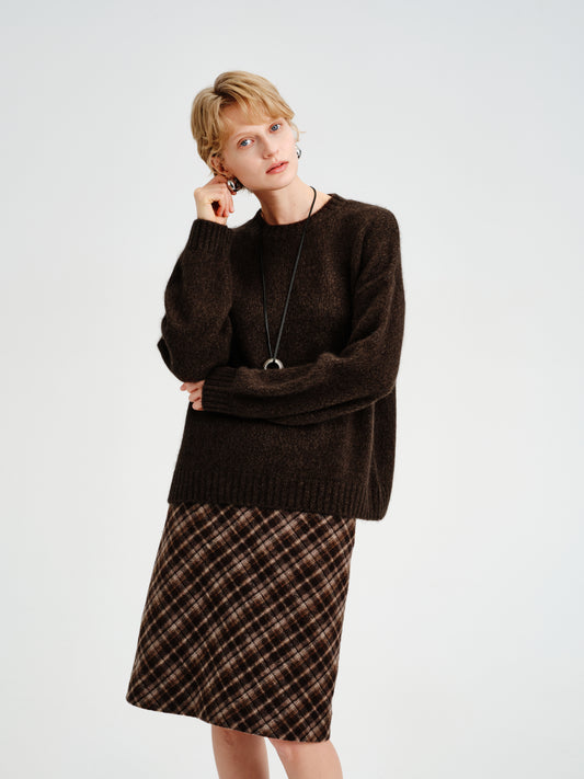 Quiet Raccoon Cashmere Crew