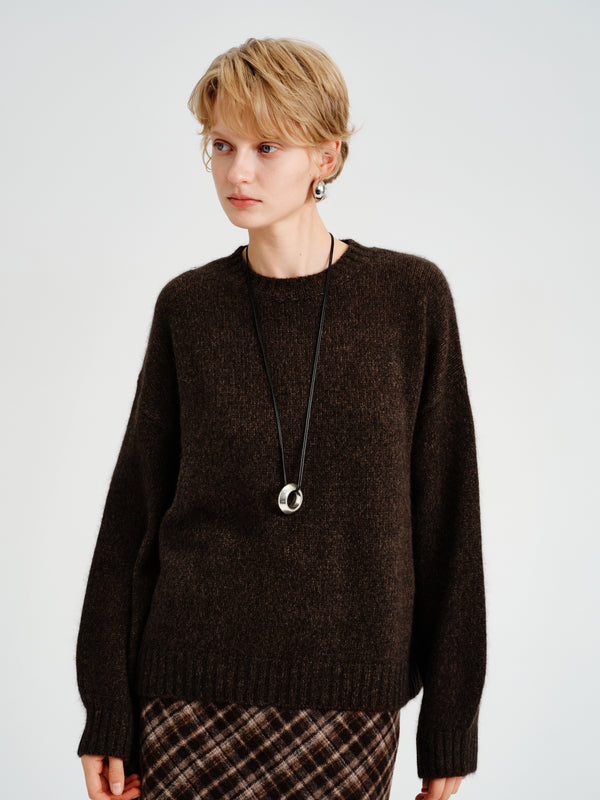 Quiet Raccoon Cashmere Crew