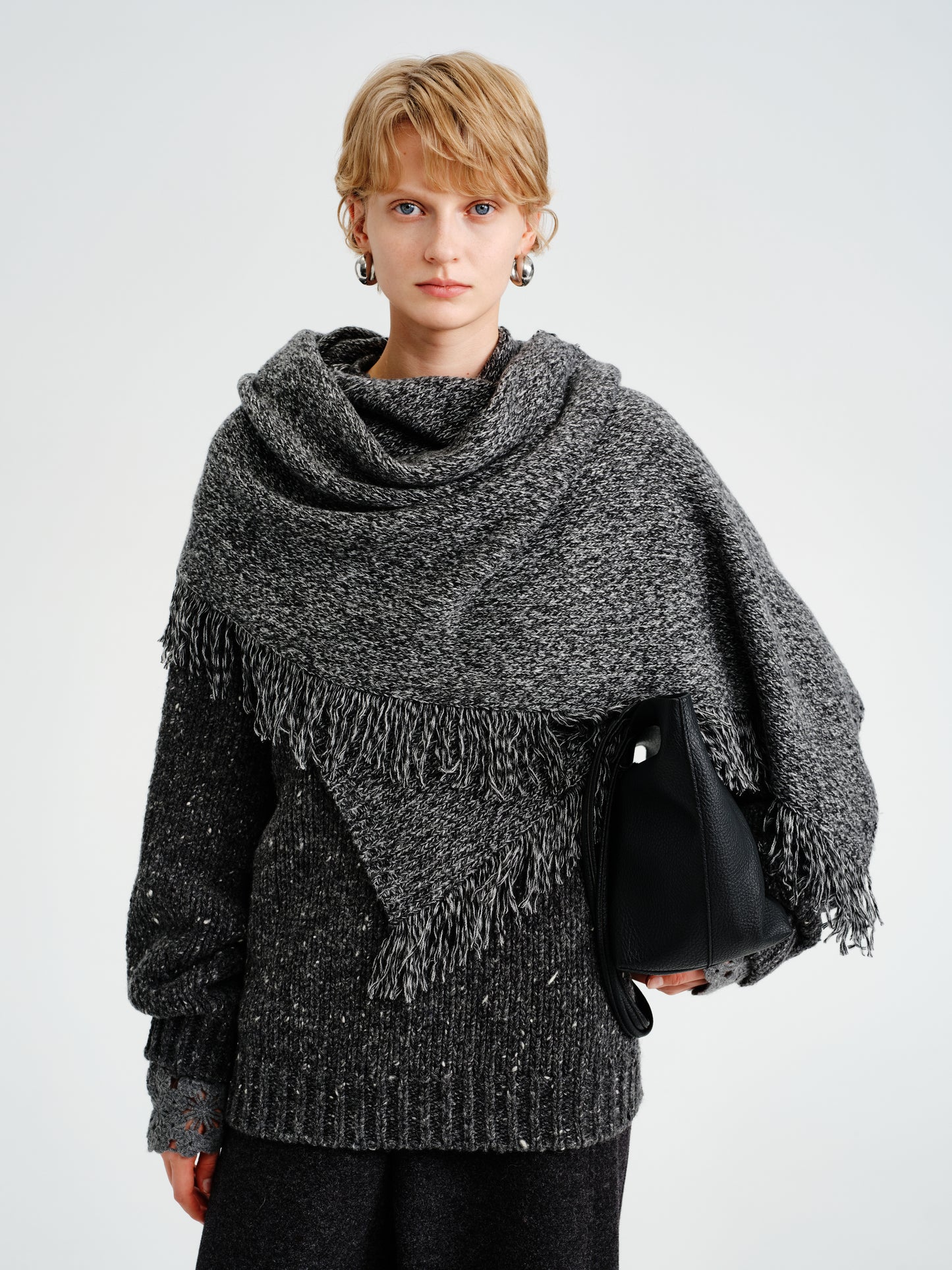 Vesper Fringed Shawl
