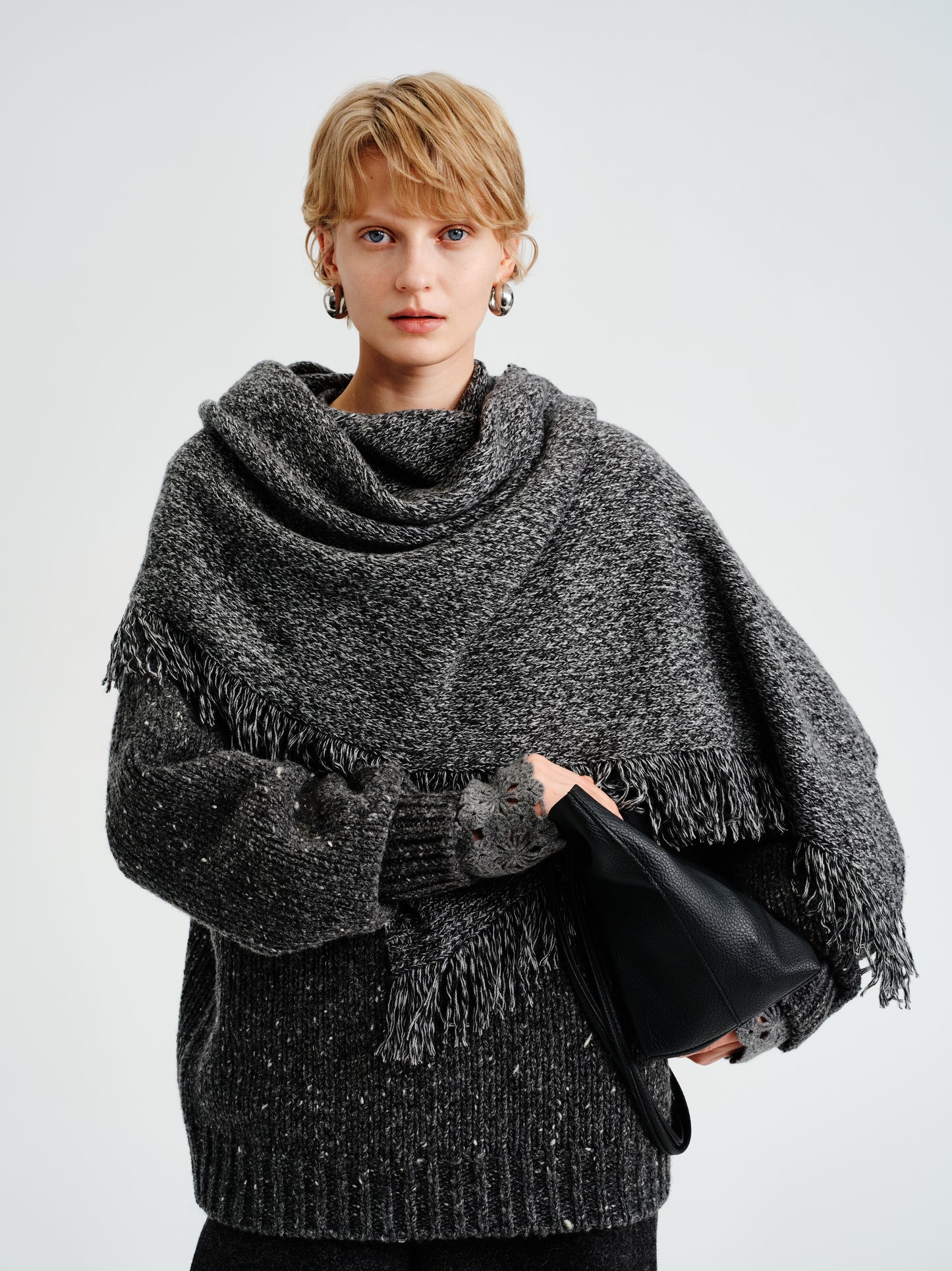 Vesper Fringed Shawl