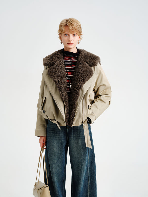 Modular Shearling Down Parka