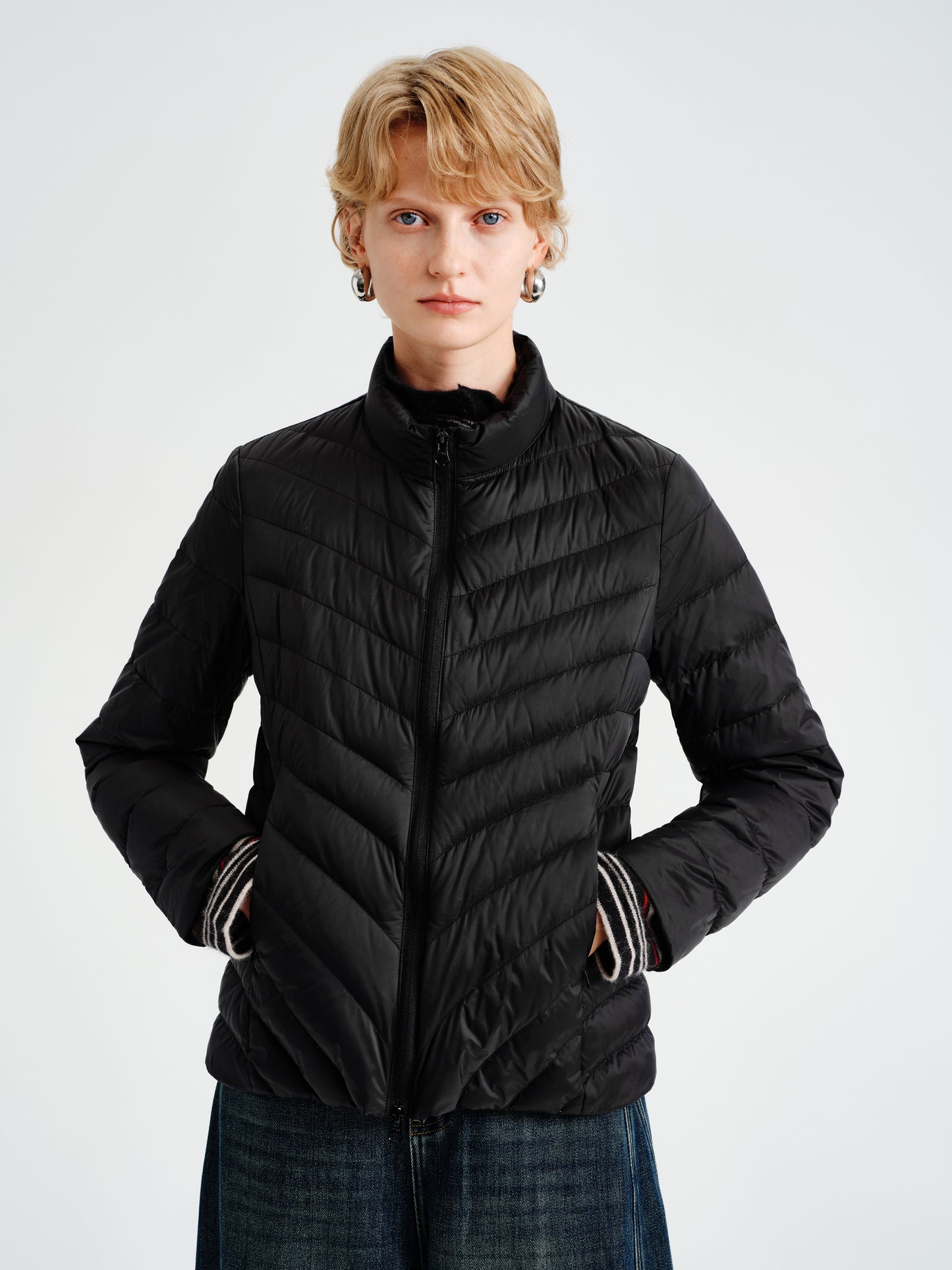Chevron Down Jacket