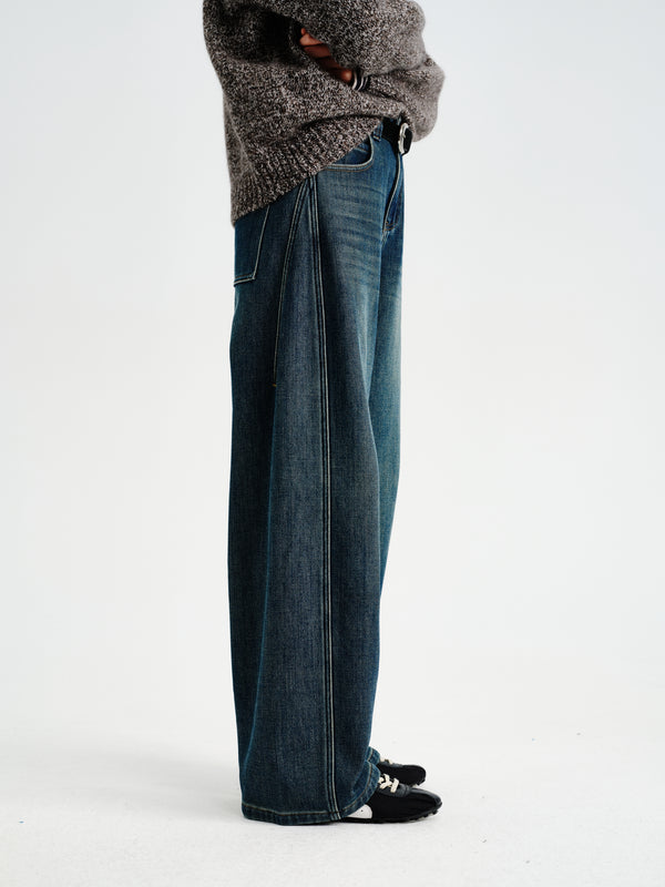 Cocoon Wide-Leg Denim