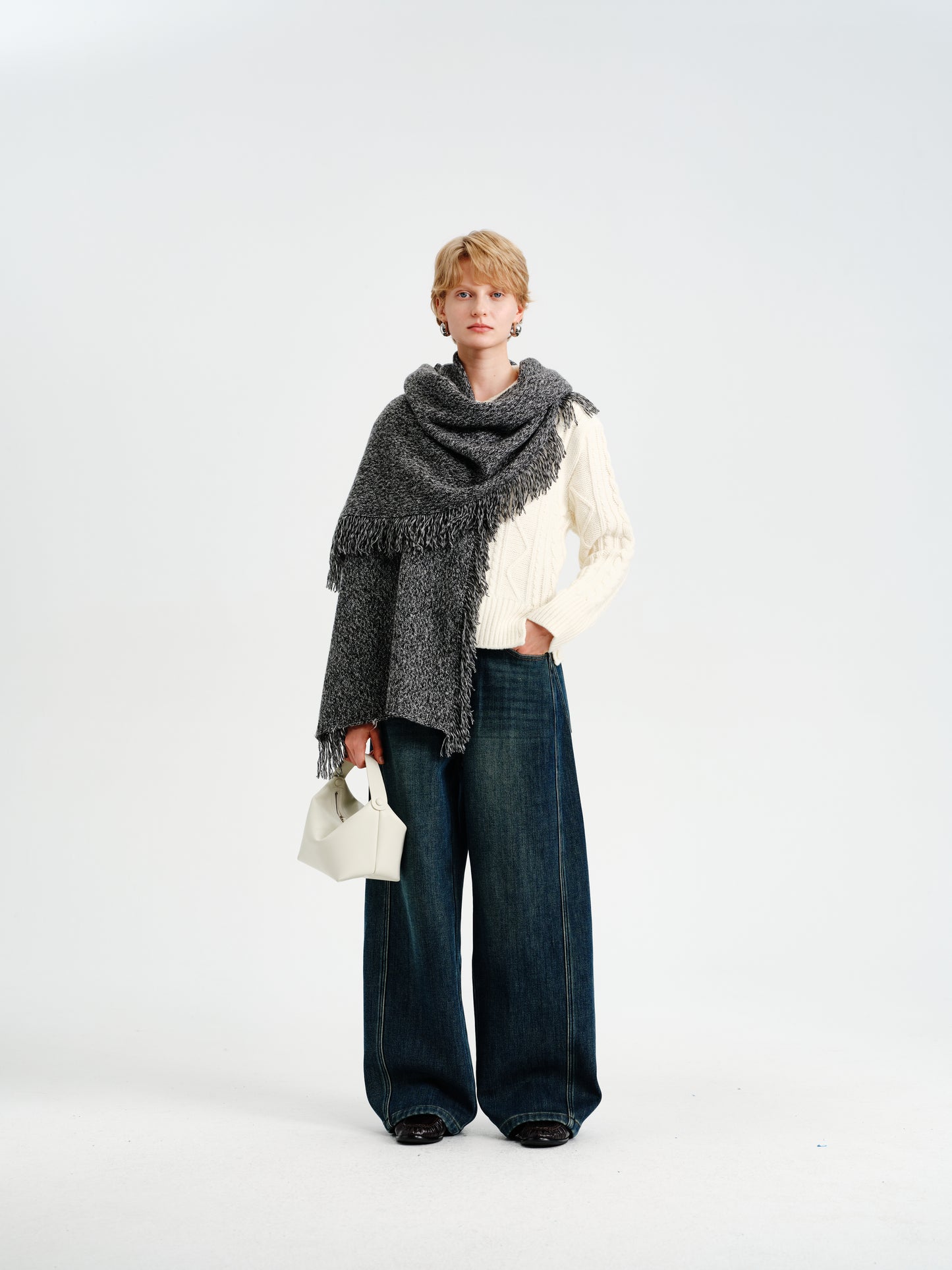 Vesper Fringed Shawl