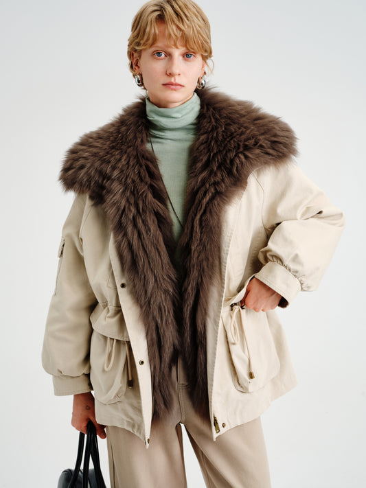 Nomad Fox-Trim Down Parka