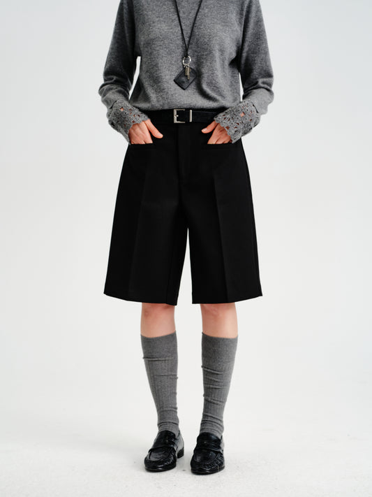Sleek Fit Twill Shorts