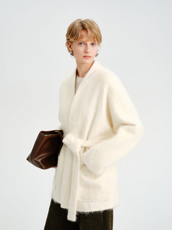 Drift Cashmere-Wool Robe Coat