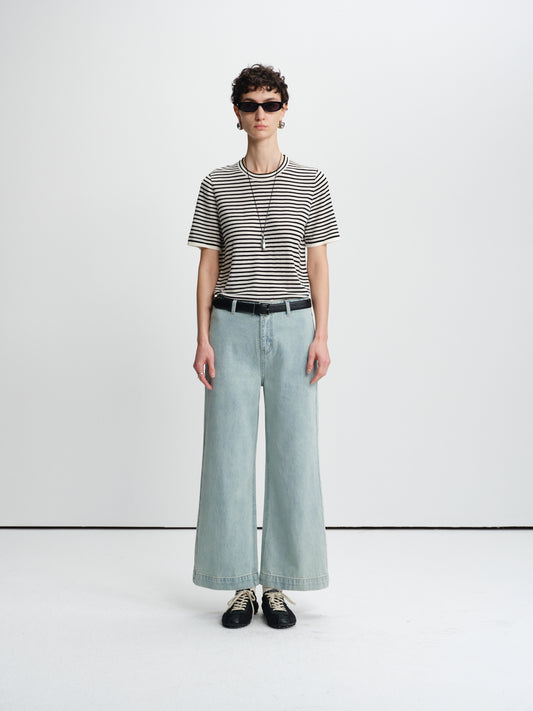 Pale Horizon Straight-Leg Jeans