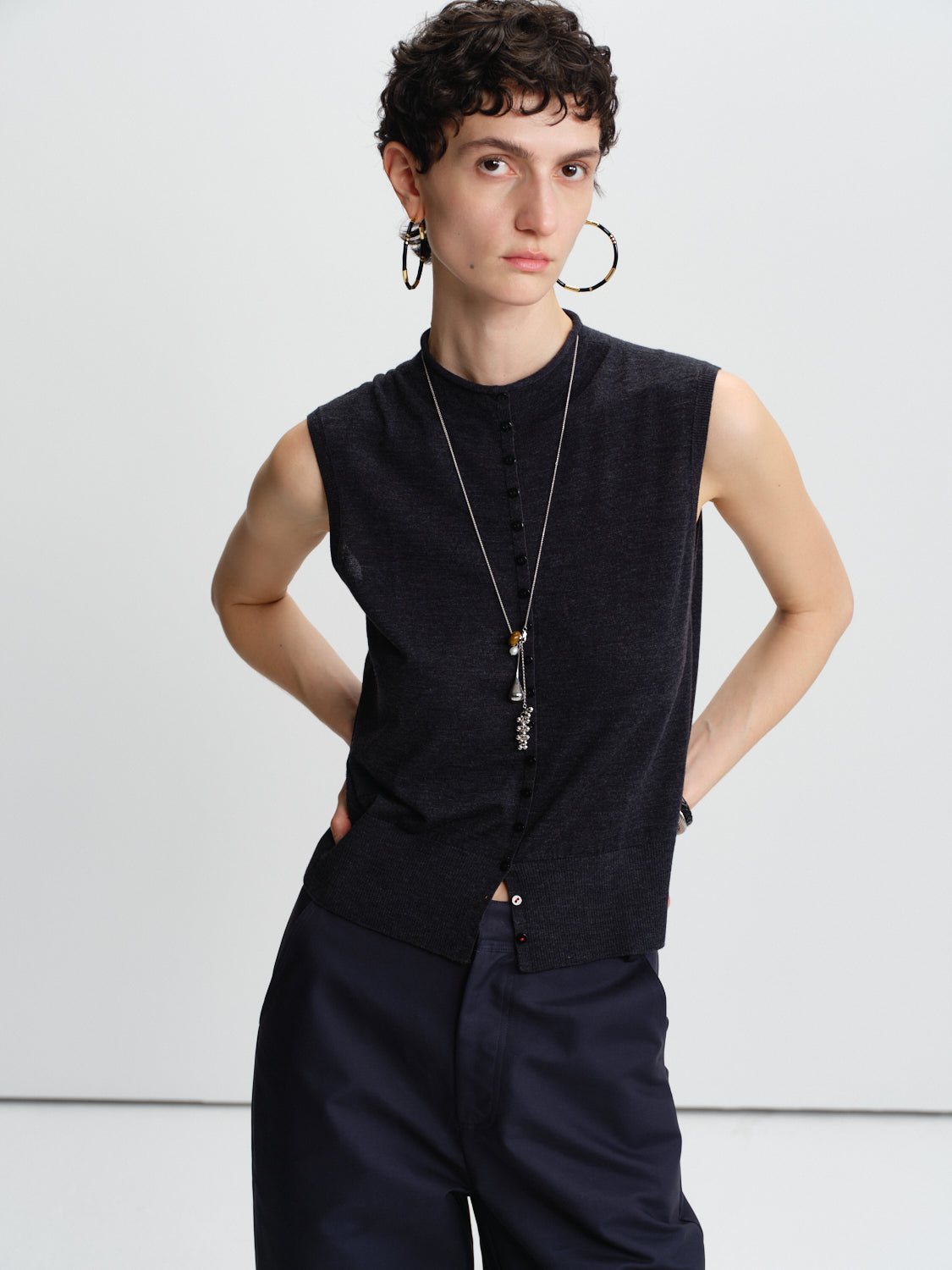 Serene Button Vest