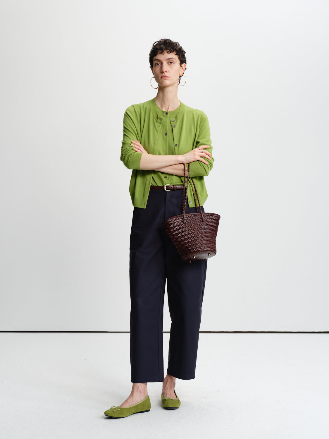 Airy Cropped Trousers