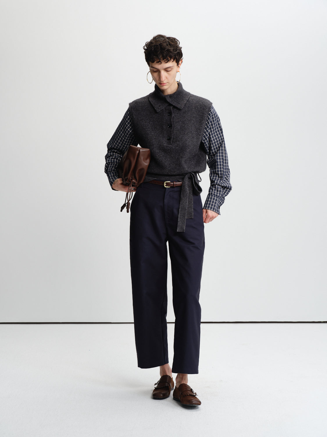 Airy Cropped Trousers