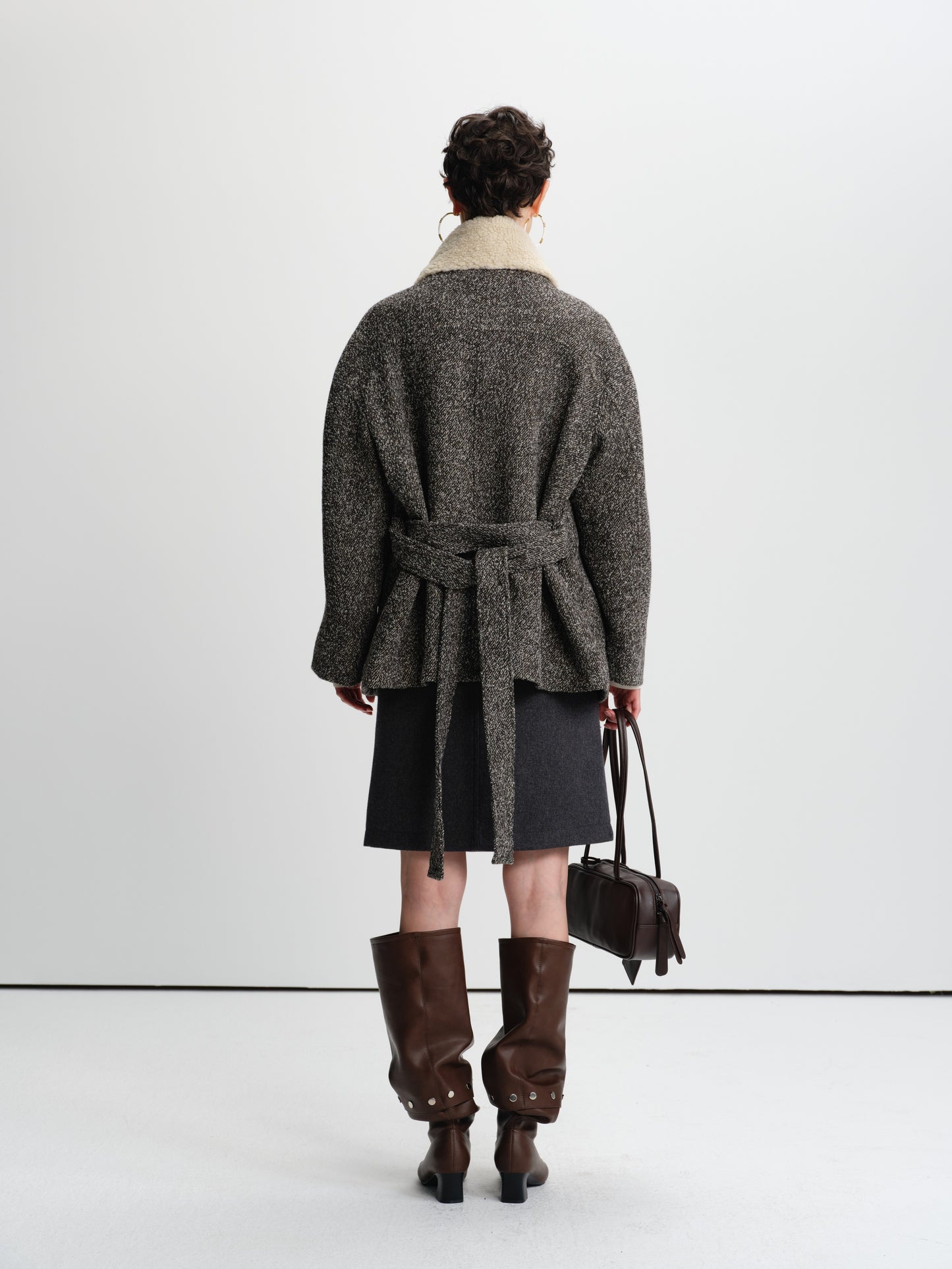 Quiet Loft Tweed Coat