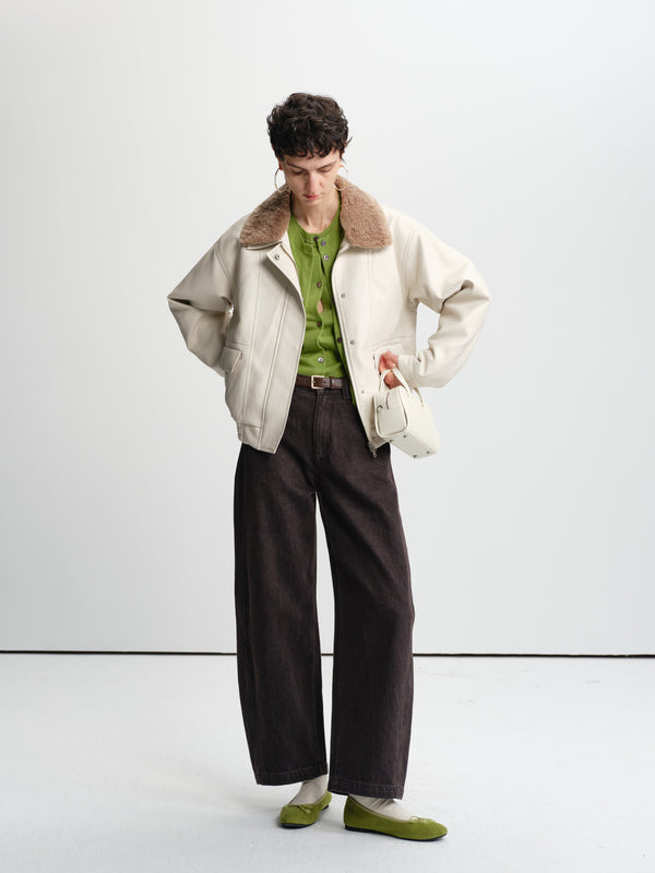 Axis PU-Leather Utility Jacket