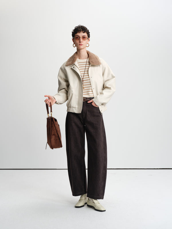 Axis PU-Leather Utility Jacket