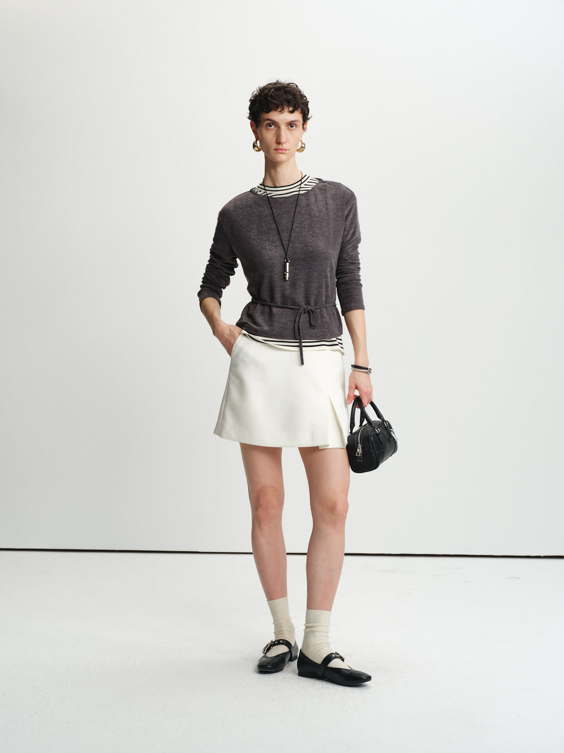 Sharp Pleat Mini