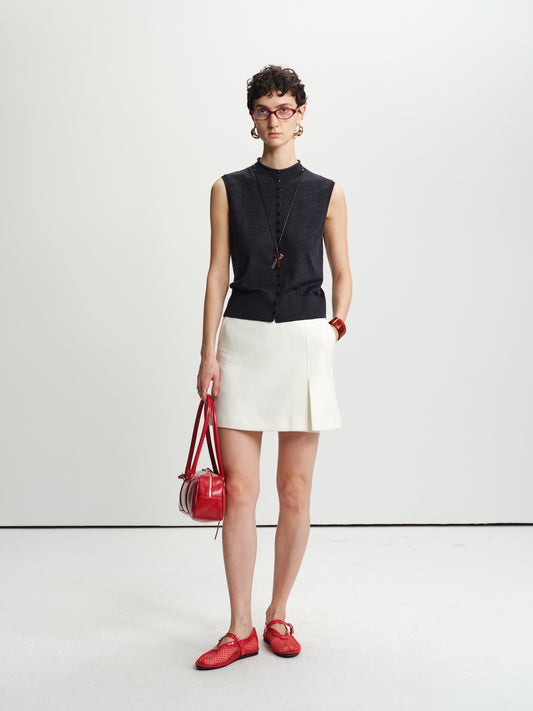 Vellum Merino Button Vest