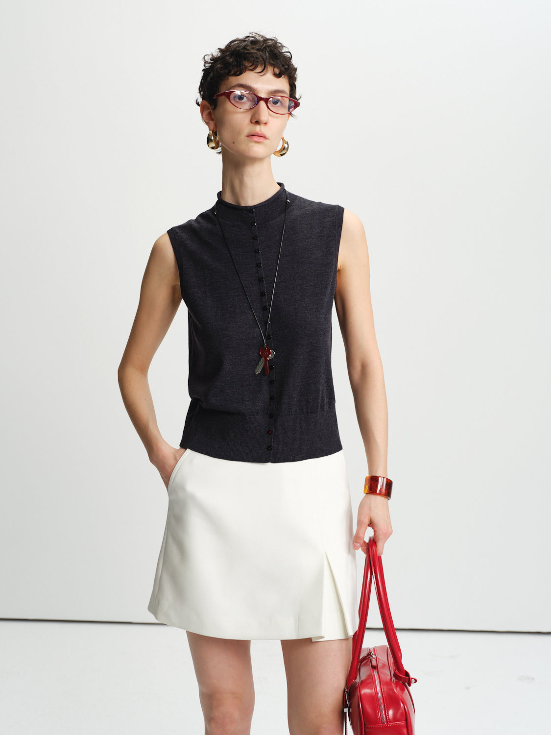 Serene Button Vest