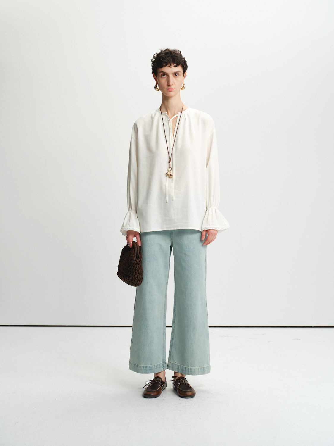 Veil Tie Blouse