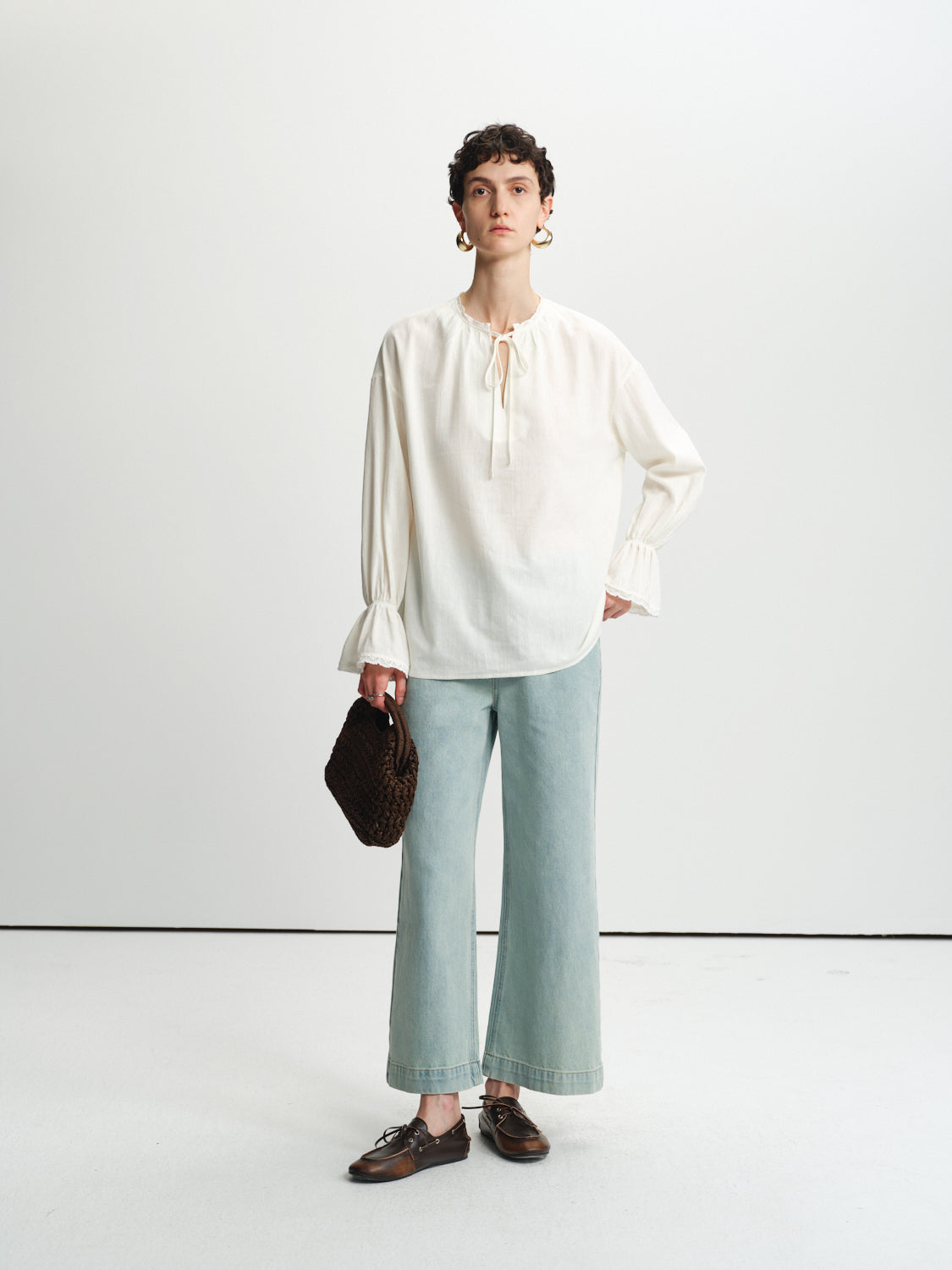 Veil Tie Blouse