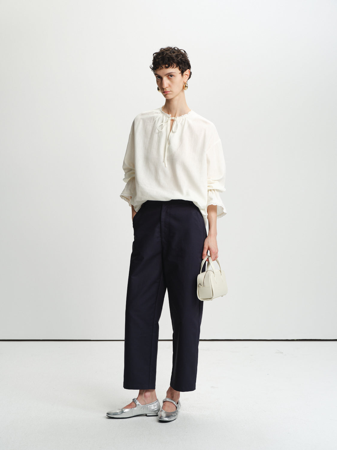 Veil Tie Blouse
