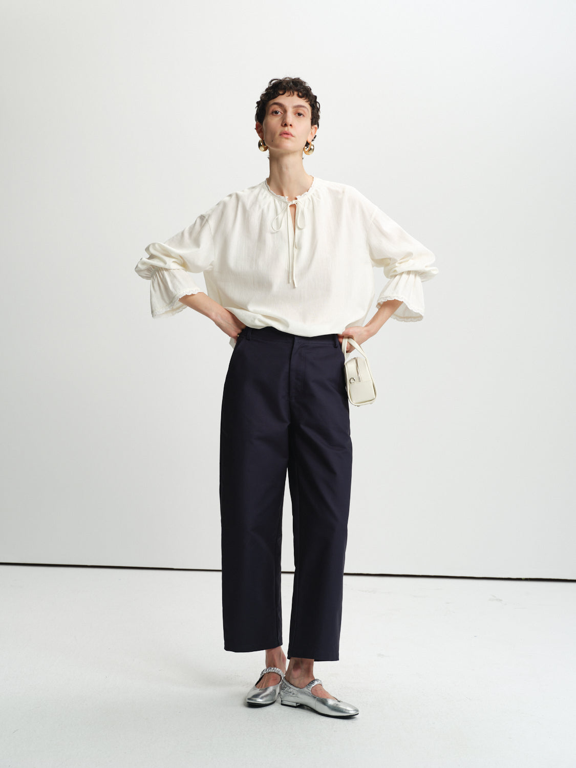 Veil Tie Blouse