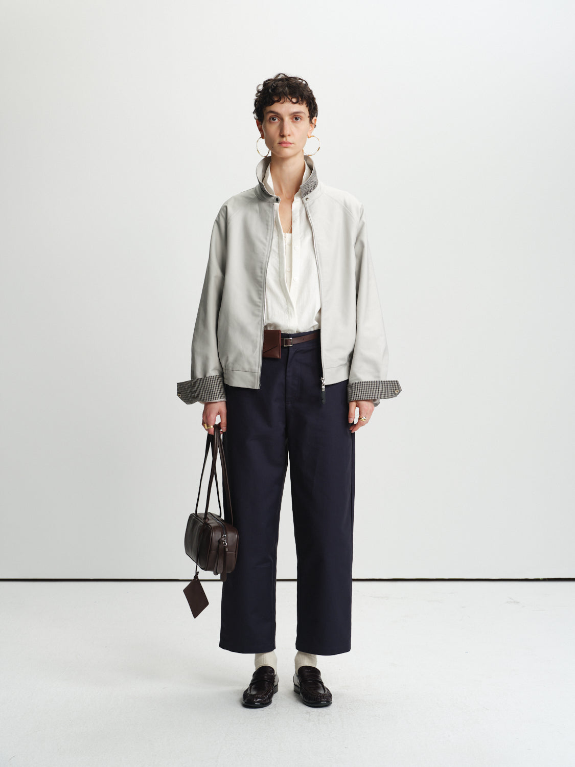 Muted Check Flight Jacket