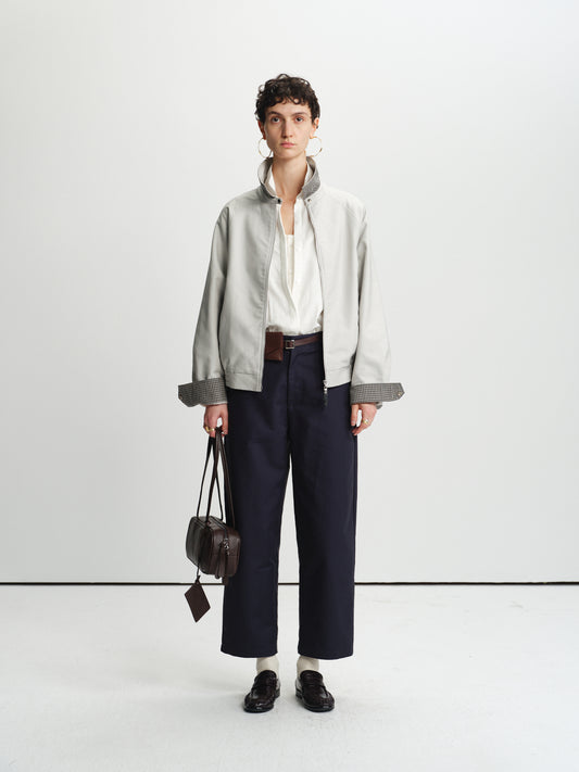 Archive Check Cotton Flight Jacket