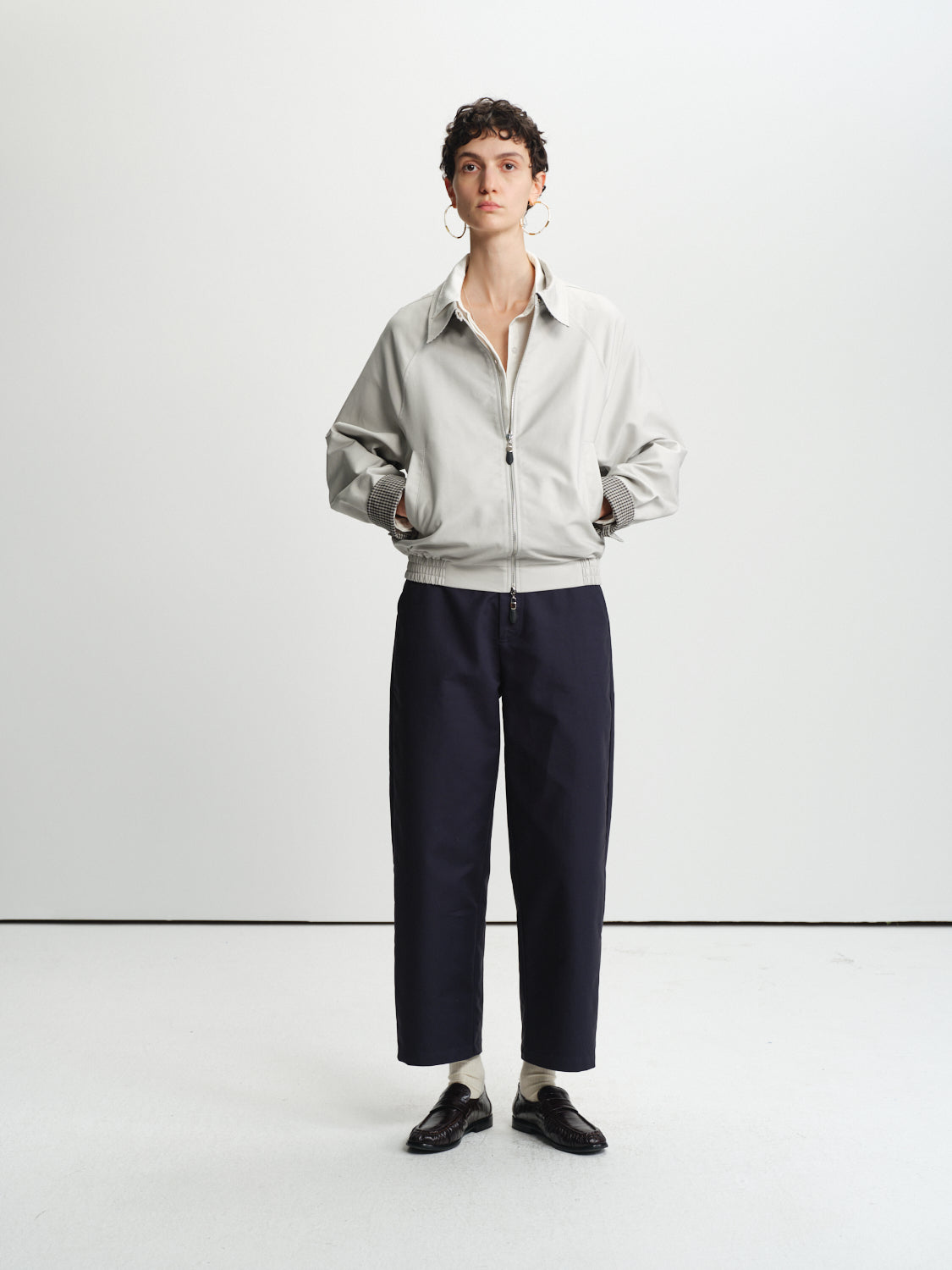 Airy Cropped Trousers