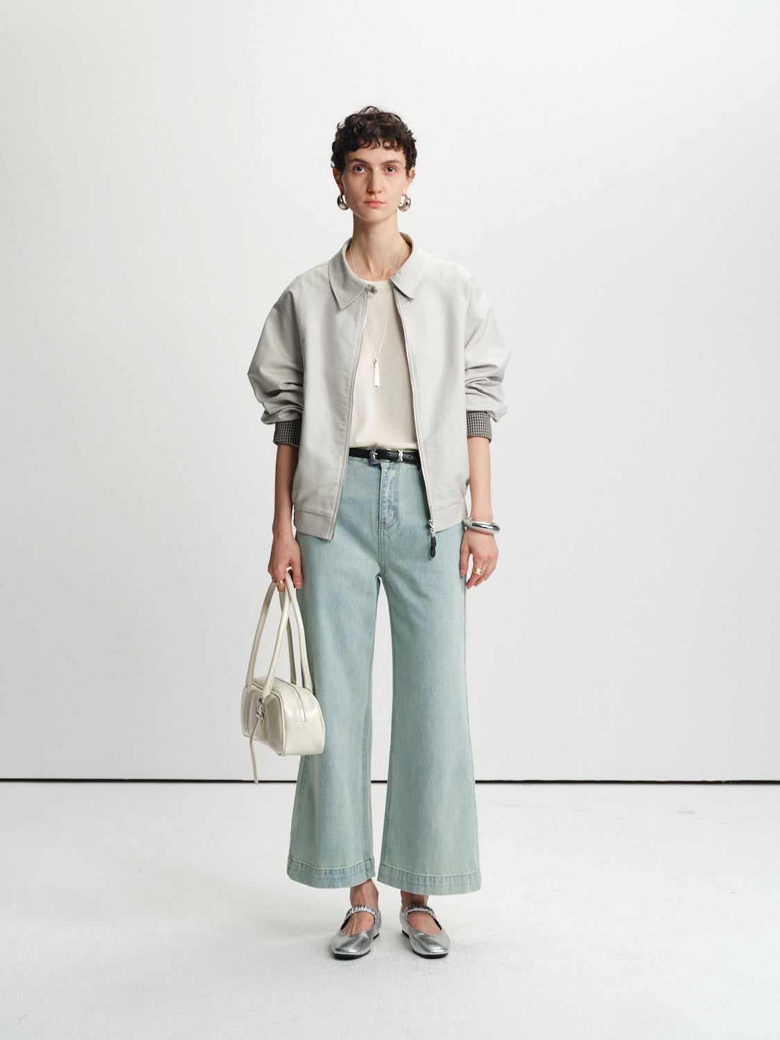 Muted Check Flight Jacket