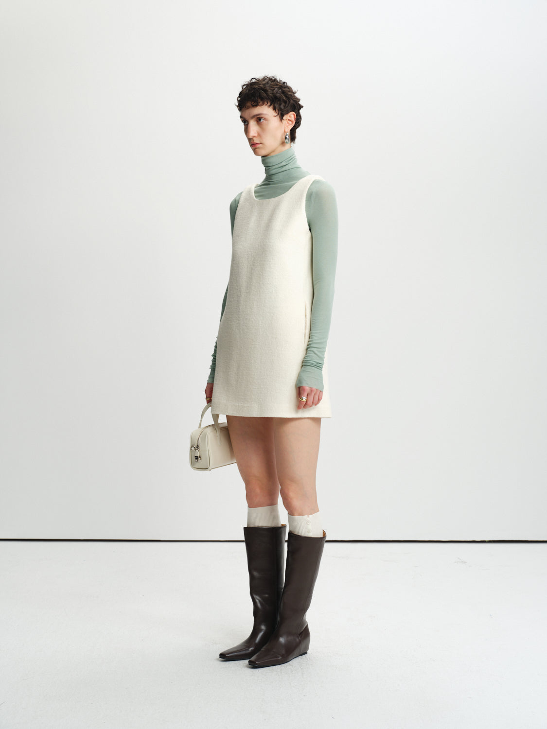 Loop Pinafore Dress