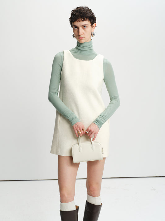Loop Wool Pinafore Dress