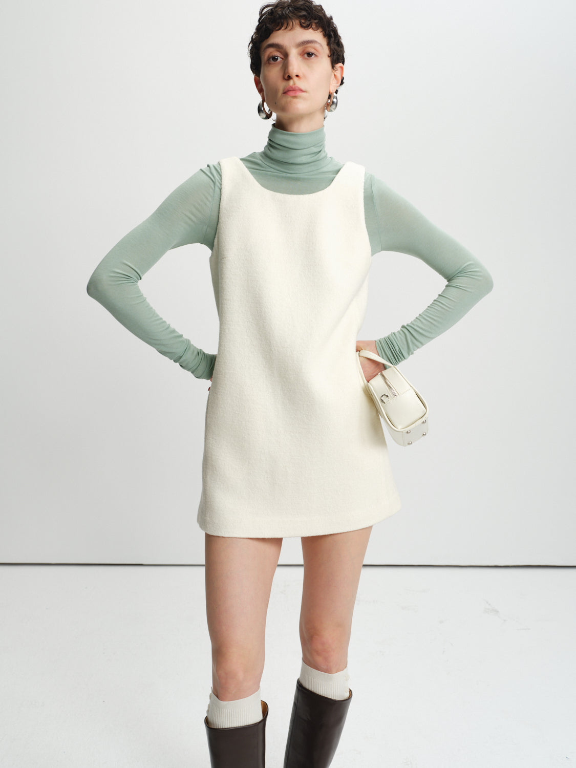 Loop Pinafore Dress