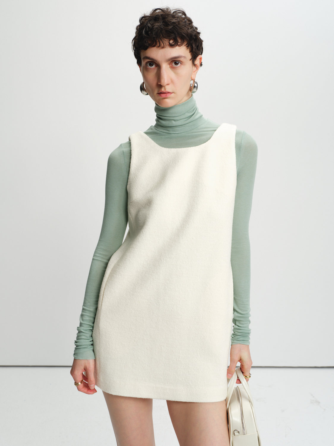 Loop Pinafore Dress