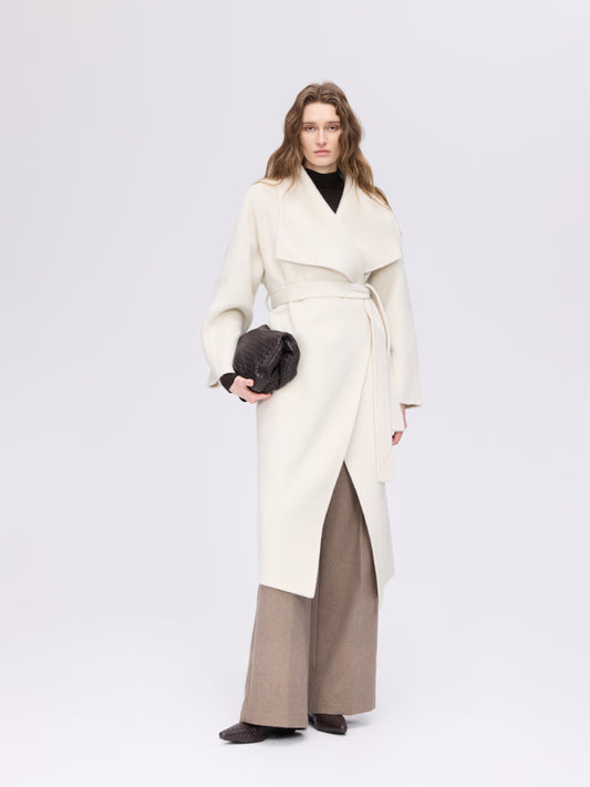 Soft-Structured Wool Coat