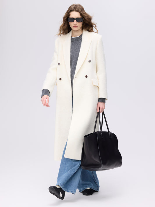 Structured Double-Breasted Coat