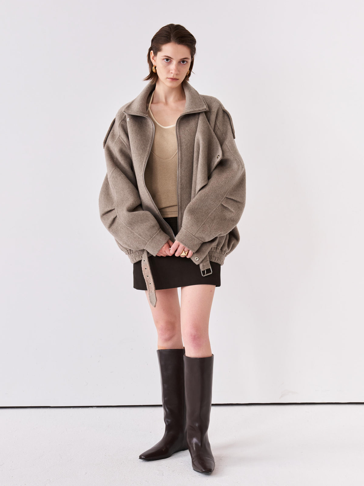 Fold Wool Jacket