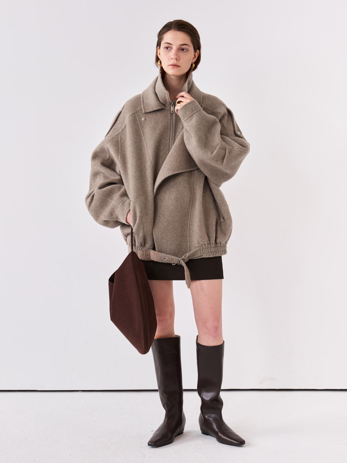 Fold Wool Jacket