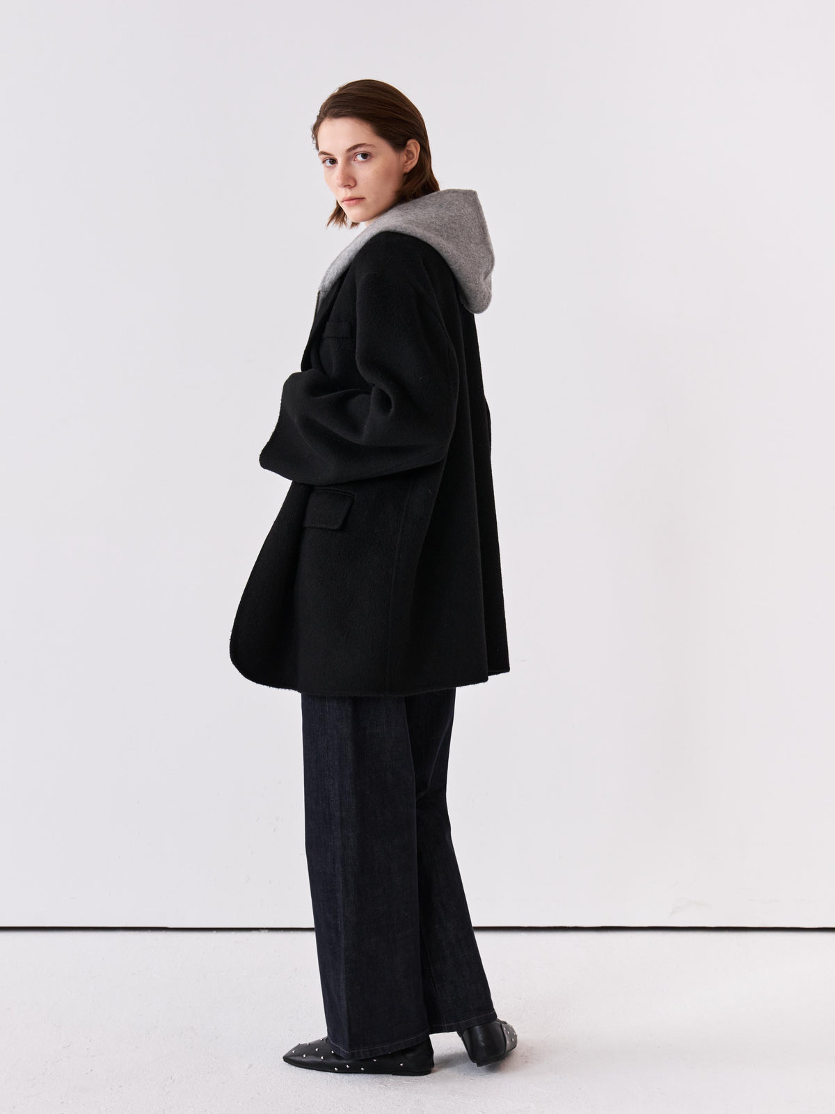 Fold Wool Blazer