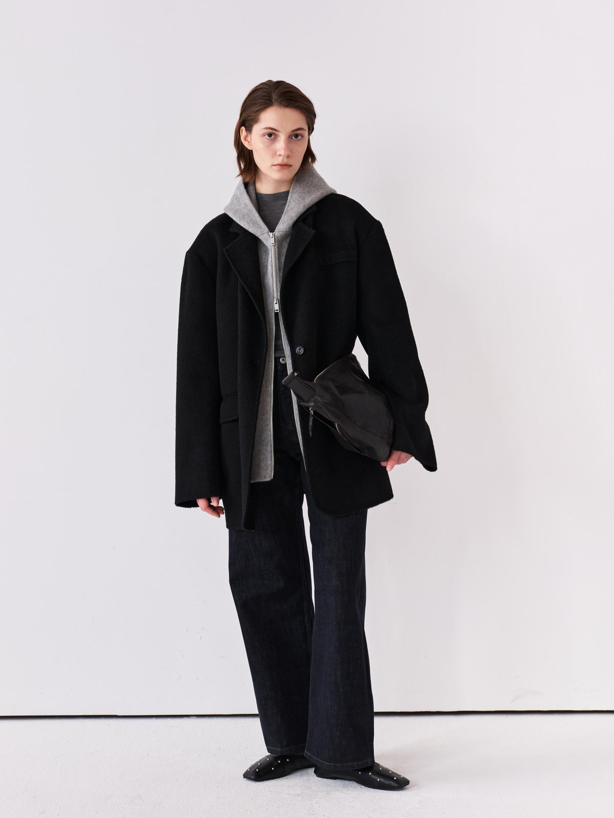 Fold Wool Blazer
