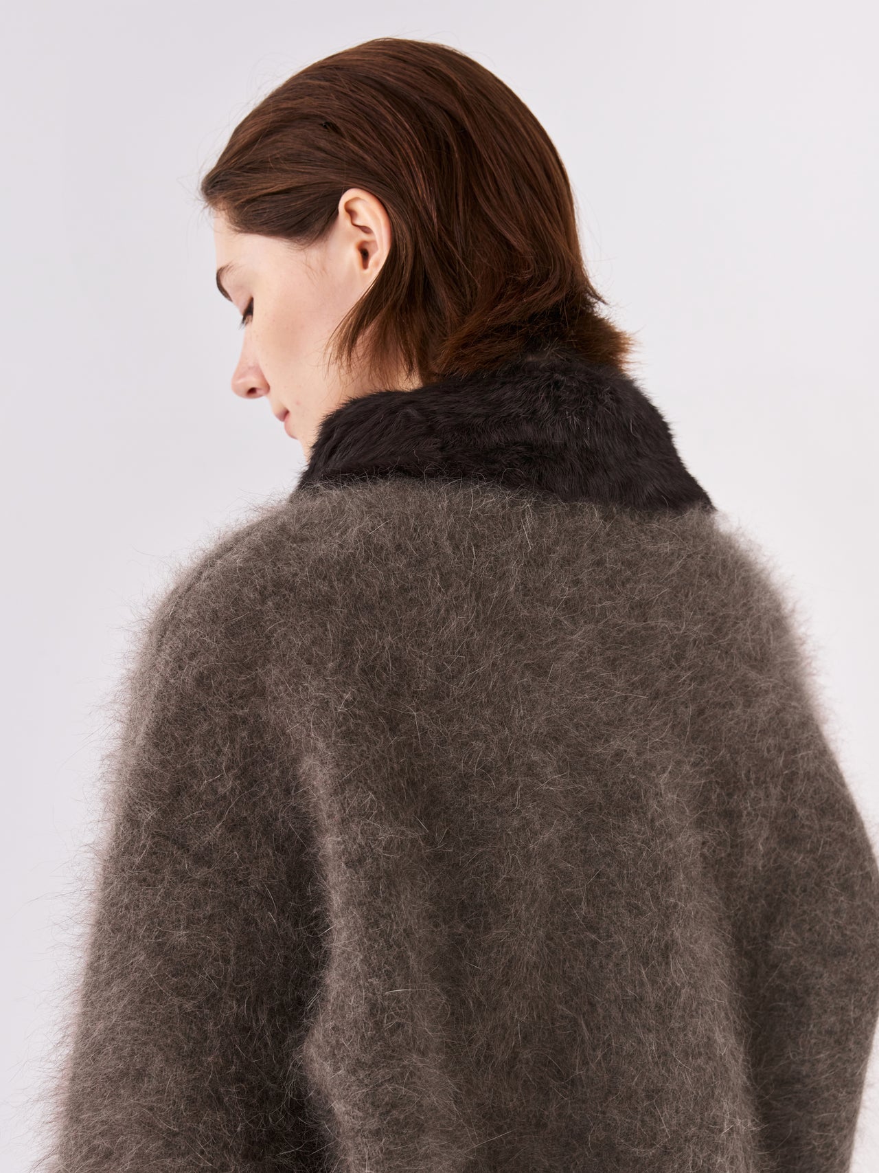 Plush Collar Jacket