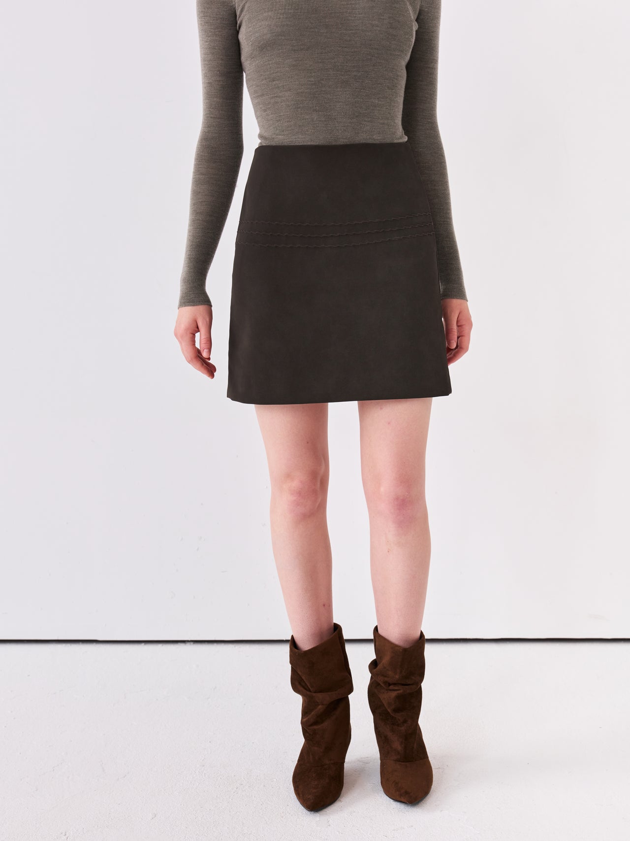 Relief A-Line Skirt