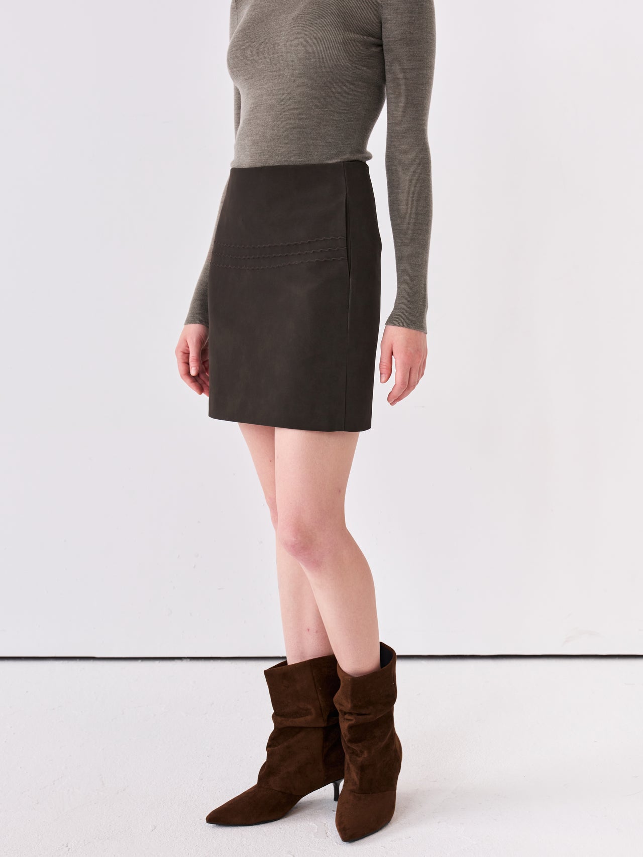 Relief A-Line Skirt
