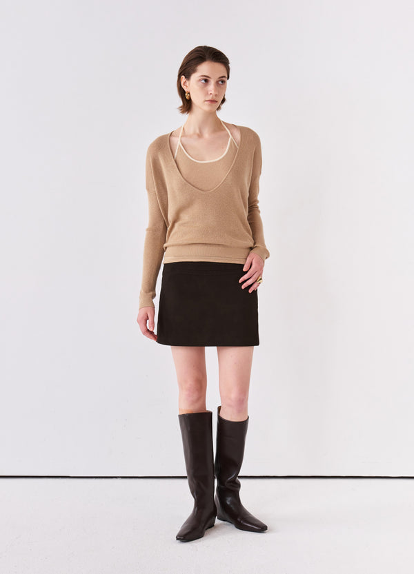 Relief A-Line Skirt