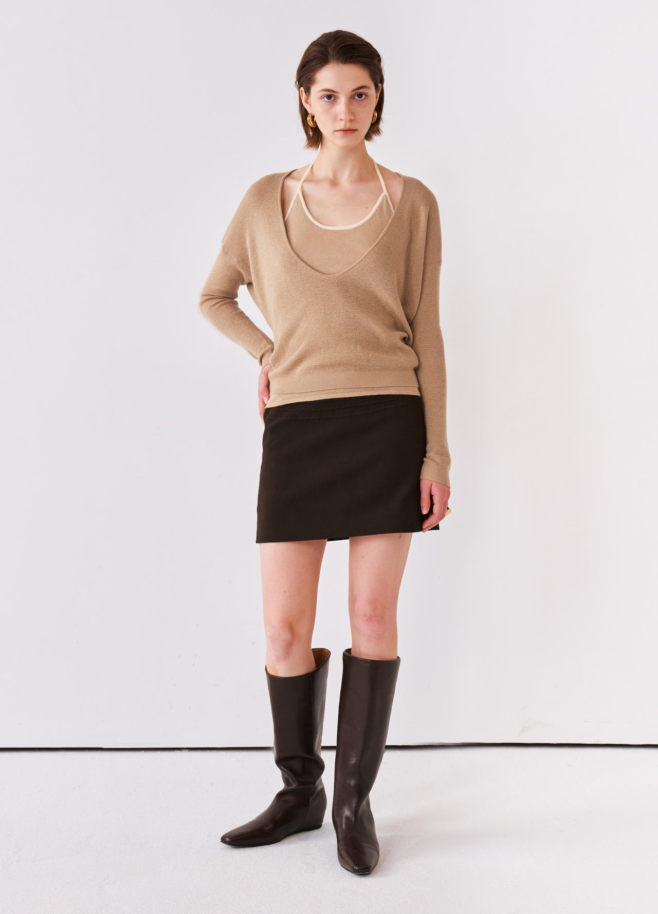 Relief A-Line Skirt
