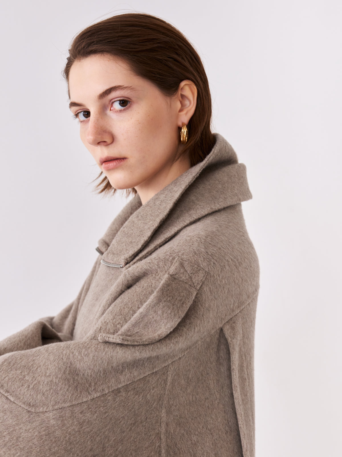 Fold Wool Jacket