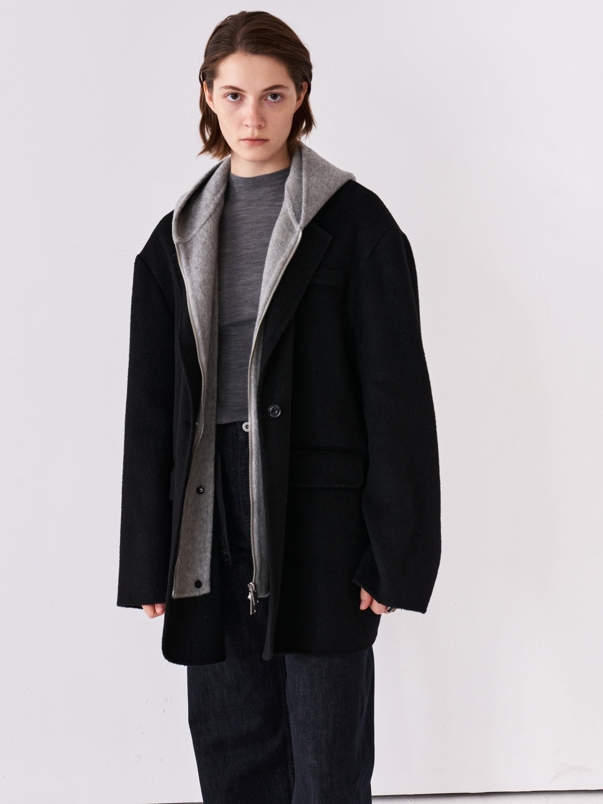 Fold Wool Blazer
