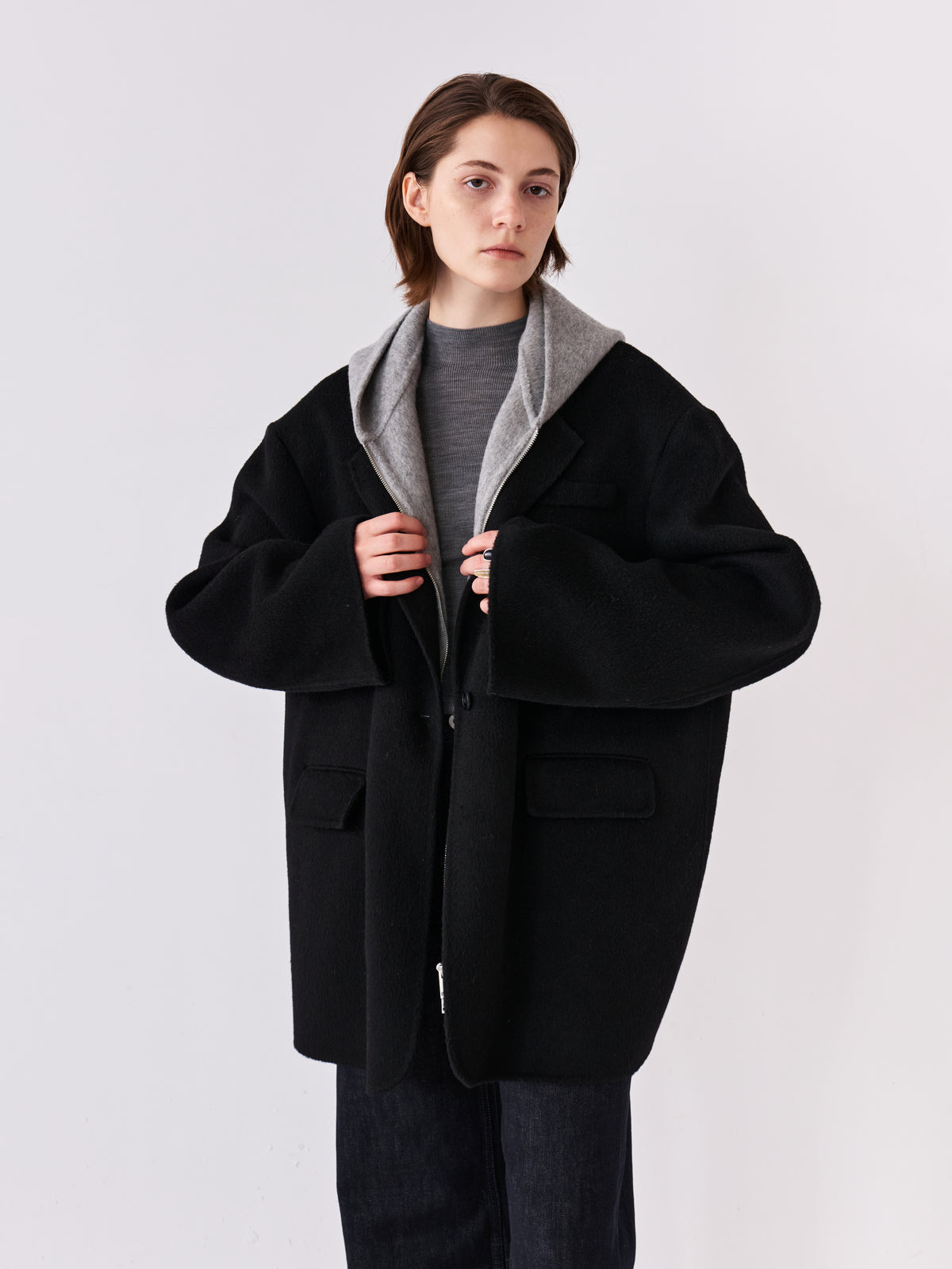 Fold Wool Blazer